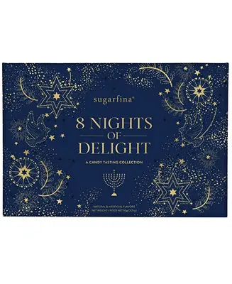 Limited Time Holiday Eight Nights of Delight Hanukkah Chocolate Set, 8 Piece