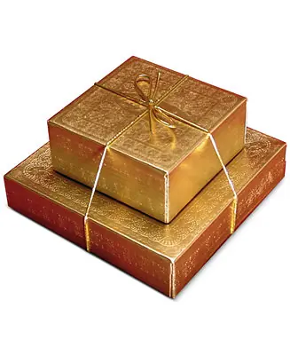 Betsy Ann Chocolate & Pretzel Towers of Gold Gift Set, Approximately 24 pieces Weekend Sale