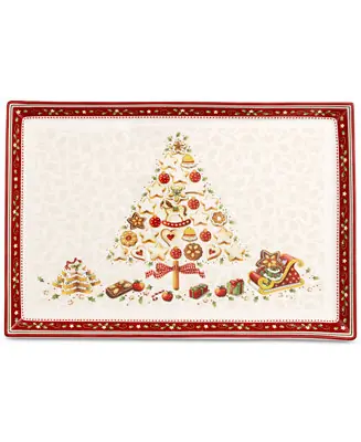 Winter Bakery Large Rectangular Cake Plate Buy Direct