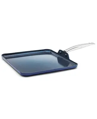 Diamond-Infused Ceramic 11" Nonstick Square Griddle High Quality