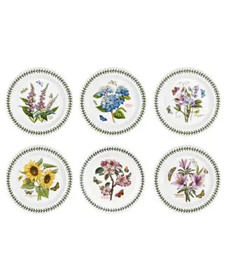 Fast Shipping Botanic Garden Assorted Dinner Plates, Set of 6