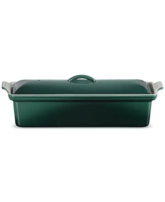 Enameled Cast Iron 2 Qt. Traditional Rectangular Terrine Big Sale