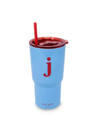 Weekend Sale New York Just Mine Initial Stainless Steel 20 oz. Tumbler, J