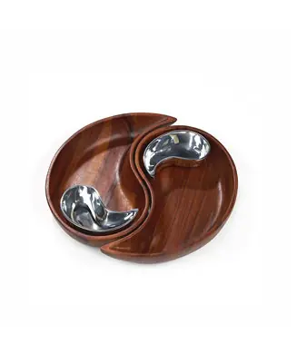 Best Price Yin Yang Chip and Dip Set, 4 Pieces