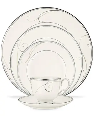 Certified Platinum Wave Dinnerware Collection