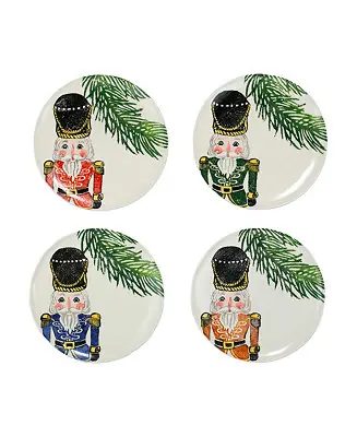 Nutcrackers Dinnerware Salad Plates, Set of 4 Top Rated