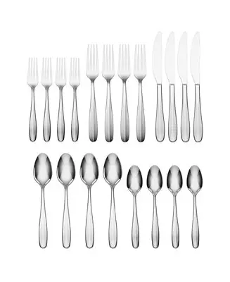 Low Price Oakwood 20 Piece Everyday Flatware Set, Service for 4