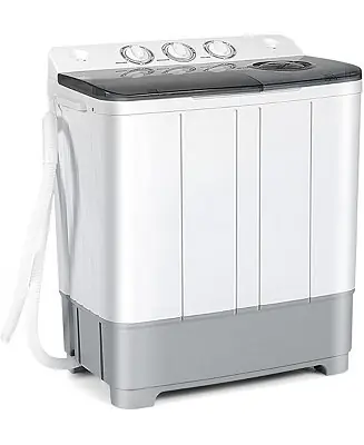 Holiday Sale Portable Twin Tub Washing Machine Washer(13.2lbs) & Spinner (8.8lbs)