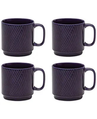 In Demand Modulus Textured Mugs, Set of 4
