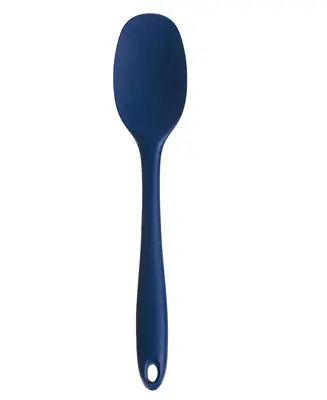 Silicone Coated Steel 11" x 2.25" Ela Series Blue Spoon Flash Sale