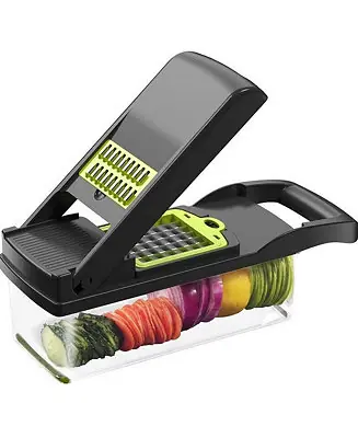 Budget Vegetable Chopper Multifunctional 8 Blades Grater Slicer