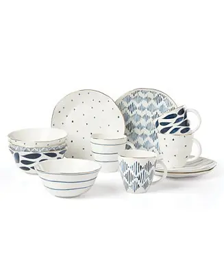 Blue Bay 12 Pc. Dessert Set, Service for 4 Affordable