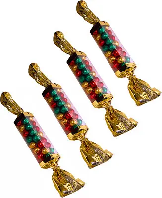 Brand New Christmas Milk Chocolate Poppers , Set of 4