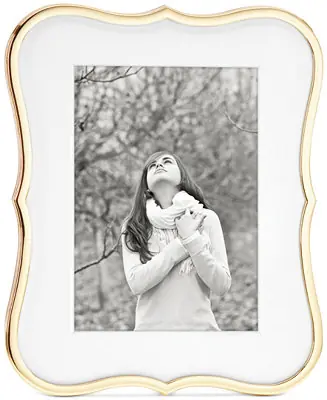 Crown Point Collection Gold-Plated 5" x 7" Frame Certified