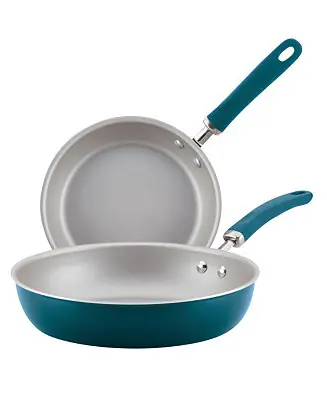 Sale Create Delicious Aluminum Nonstick Skillet 9.5" and 11.75" Twin Pack