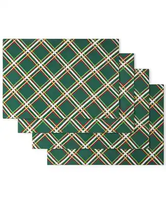 Acrobat Plaid Placemat 13" x 19", Set of 4 Save Now