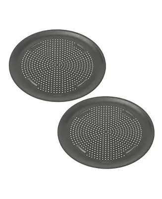 Good Cook Set of 2 Air perfect 15.75" Nonstick Carbon Steel Large Pizza Pans Certified