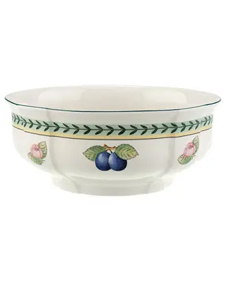 French Garden Round Vegetable Bowl, 80 oz. Crafted