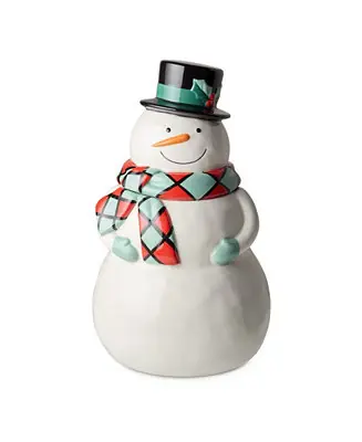 Discount Christmas Whimsy Snowman 3-D Cookie Jar