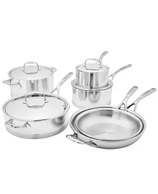 Trending Atlantis 7 Stainless Steel 10-Pc. Cookware Set