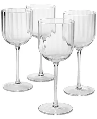 Buy Today Optic Red Wine Glasses, Set of 4