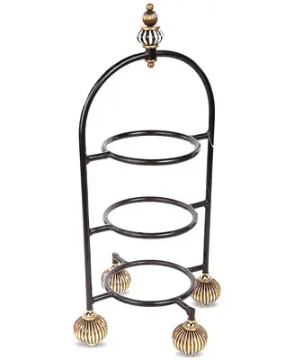 Original Iron & Brass Plate Stand - Small