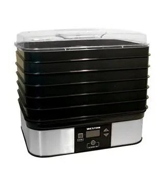 6 Tray Digital Food Dehydrator - 75-0401-W Time-Limited