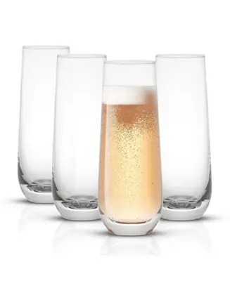 Mega Sale Milo Stem Less Champagne Flutes - Set of 4