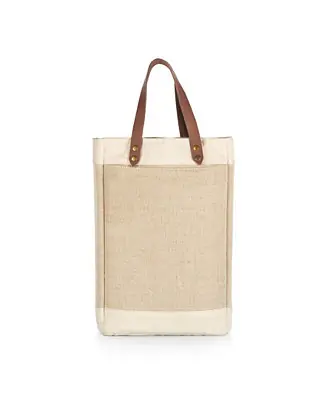Legacy Pinot Jute 2 Bottle Insulated Wine Bag Hot Picks