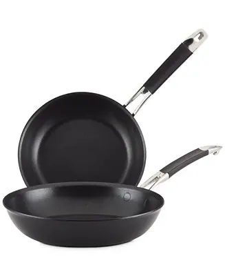 SmartStack 8.5" & 10" Hard-Anodized Nesting Skillet Set Shop Now