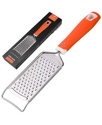 Cheese Grater Stainless Steel - Durable Rust-Proof Metal Lemon Zester Grater With Handle Direct From Factory