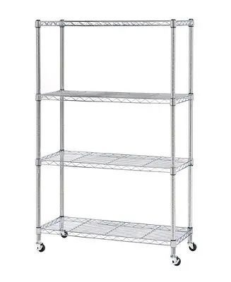 Hassle-Free Returns UltraDurable 4-Tier NSF Steel Wire Shelving System