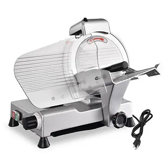 10" Blade Commercial Meat Slicer Deli Food Cheese Veggies Kitchen Restaurant 240w 530RPM Viral