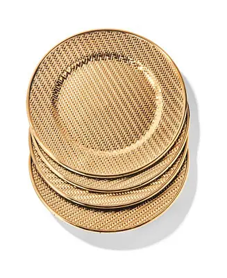 13" Aubrey Electroplated Charger Plates, Set of 4 Free Shipping
