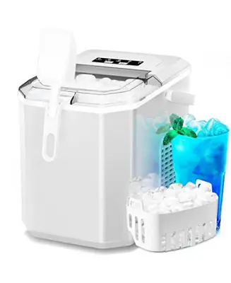 Ice Sizes, with Scoop & Basket for Home/Office/Party Handmade
