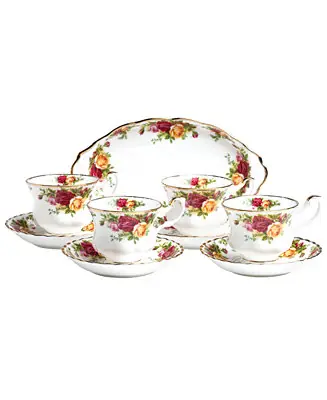 Old Country Roses 9 Piece Hostess Set Buy Today