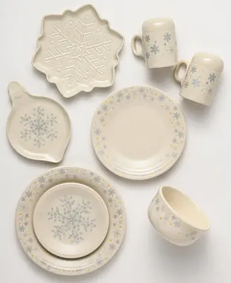 One Day Deal Snowflake Dinnerware Collection