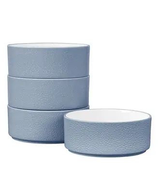 Certified Colortex Stone Stax Cereal Bowls, Set of 4