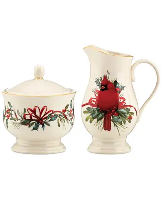 Winter Greetings Sugar & Creamer Set Exclusive Offer
