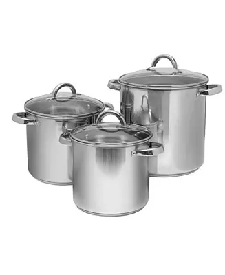 3-Pc. Stainless Steel Stockpot Set Buy Direct