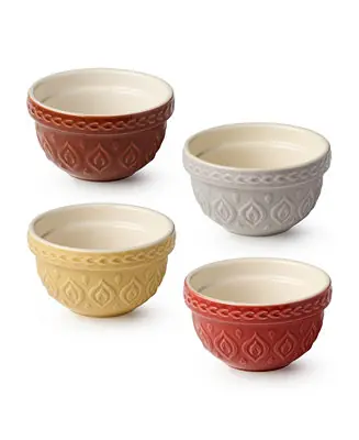 Professional Grade Vintage Farm Prep Bowls, Set of 4