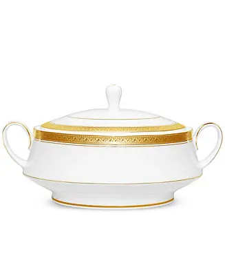 Top Rated Crestwood Gold Covered Vegetable Bowl