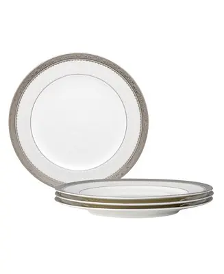 Get Yours Odessa Platinum Set of 4 Salad Plates, Service For 4