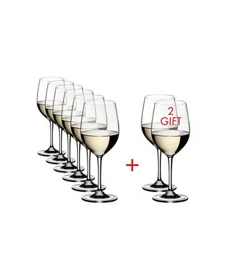 Vinum Viognier/Chardonnay Wine Glasses, Buy 6 Get 8 Super Sale
