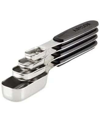 New Arrival SureGrip Magnetic Stainless Steel Measuring Spoon Set