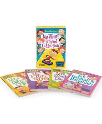My Weird School Collection- Books 1 to 4 by Dan Gutman Free Delivery