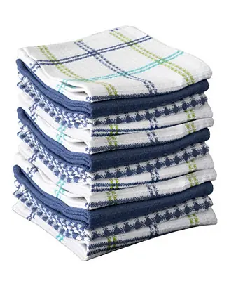 Coordinating Flat Waffle Weave Dish Cloth, Set of 12 Today Only