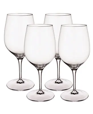 Entrée Red Wine Claret Stems,Set of 4 Crafted