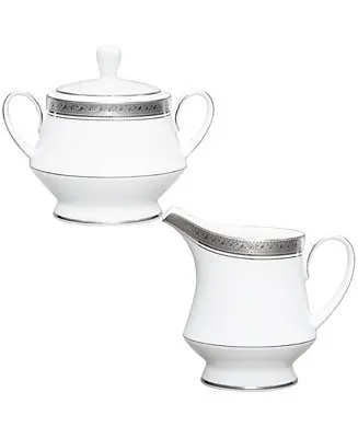 Crestwood Platinum Sugar Creamer Set Free Shipping