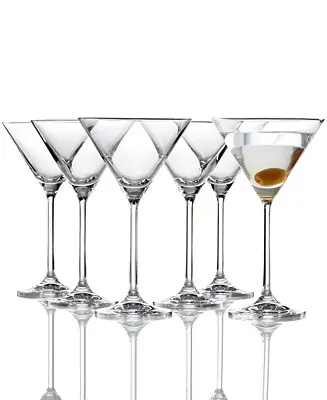 Tuscany Martini Glasses 6 Piece Value Set Trusted Brand